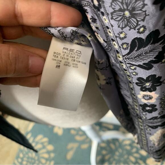 Red Valentino black double breasted trench pea coat jacket size 46 US 8‎ Italy - Picture 9 of 9